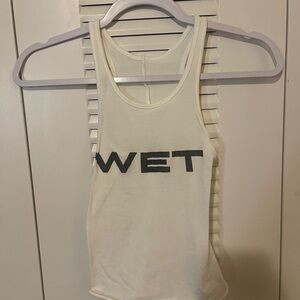 Yeezy WET Tank Top with Black Print